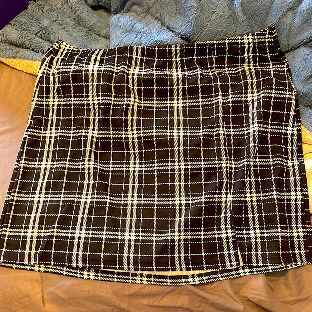 Plaid Skirt, Size 4XL